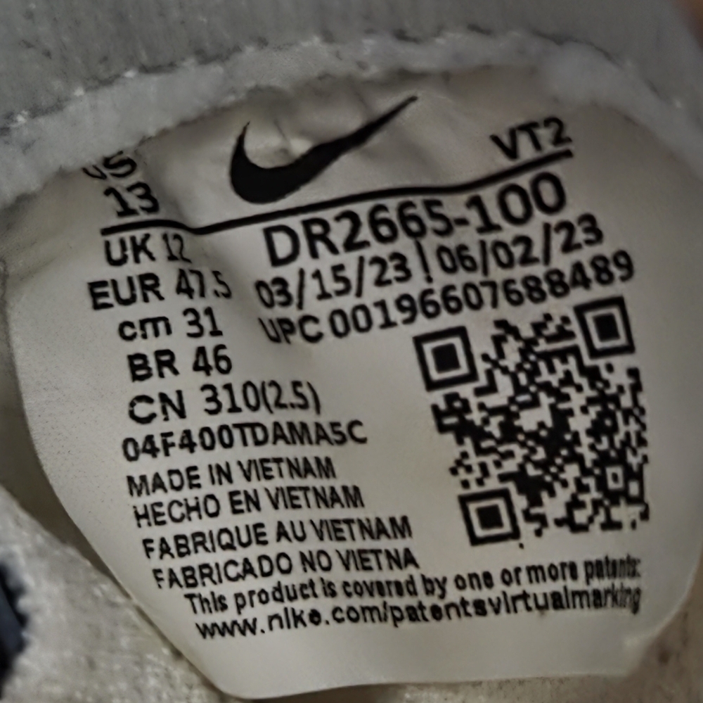 Nike ReactX Infinity Run 4 White Black Light Crimson Men Sneakers Shoes 13 - Picture 9 of 9